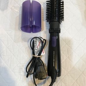 INFINITIPRO by CONAIR Hot Air Spin Brush with Protective Cover